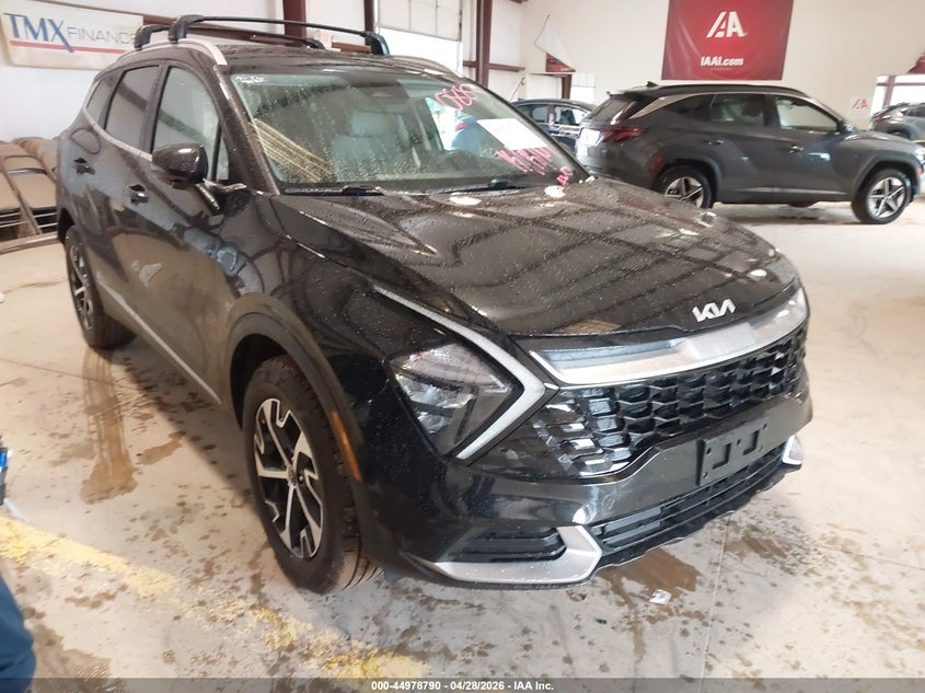 2023 Kia Sportage VIN KNDPVCAG3P7030883 IAAI salvage auction — REAR END, Salvage Title, sold $8,300 on 2026-07-17 (photo 1)