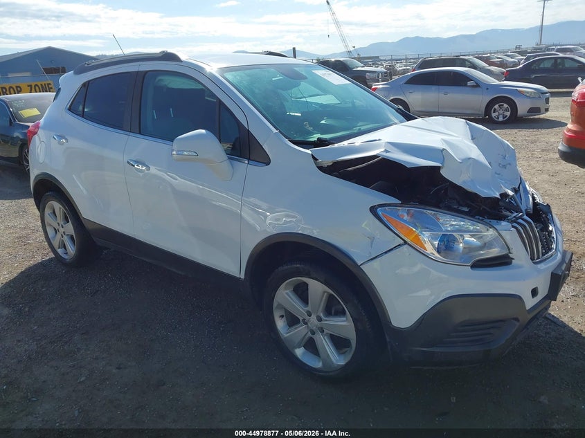 2016 Buick Encore VIN KL4CJESB1GB725783 IAAI salvage auction — FRONT END, Salvage (Montana), sold $250 on 2026-07-15 (photo 1)