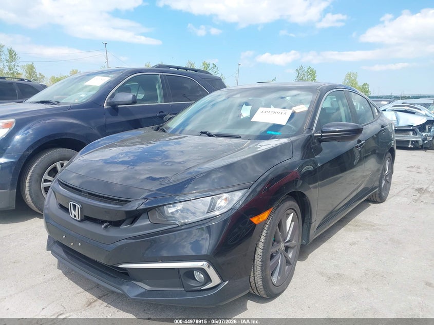 2019 Honda Civic VIN 19XFC1F31KE007865 IAAI salvage auction — HAIL, Salvage (Ohio), sold $25 on 2026-07-12 (photo 2)