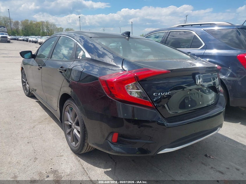 2019 Honda Civic VIN 19XFC1F31KE007865 IAAI salvage auction — HAIL, Salvage (Ohio), sold $25 on 2026-07-12 (photo 3)