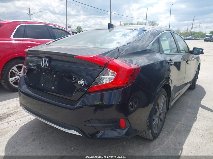 2019 Honda Civic VIN 19XFC1F31KE007865 IAAI salvage auction — HAIL, Salvage (Ohio), sold $25 on 2026-07-12 (photo 4)