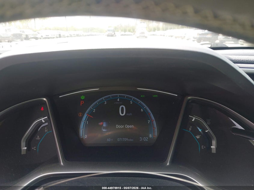 2019 Honda Civic VIN 19XFC1F31KE007865 IAAI salvage auction — HAIL, Salvage (Ohio), sold $25 on 2026-07-12 (photo 7)