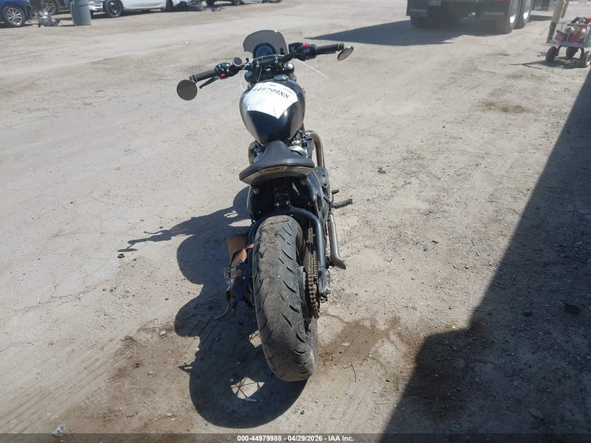 2024 Triumph motorcycle Bonneville VIN SMTD53HL9RTBP6838 IAAI salvage auction — SIDE, Salvage (California), sold $3,850 on 2026-07-29 (photo 6)
