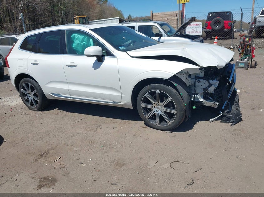 2021 Volvo Xc60 VIN YV4A22RL0M1823094 IAAI salvage auction — FRONT END, Salvage (Massachusetts), sold $4,850 on 2026-07-25 (photo 1)