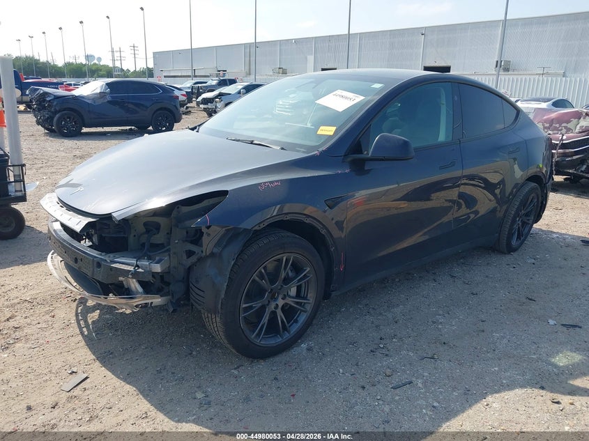 2024 Tesla Model y VIN 7SAYGDED1RF152274 IAAI salvage auction — FRONT END, Salvage (Texas), sold $11,550 on 2026-07-16 (photo 2)