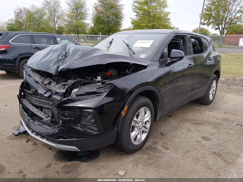 2021 Chevrolet Blazer VIN 3GNKBCRS2MS585100 IAAI salvage auction — FRONT END, Salvage Title, sold $1,600 on 2026-07-26 (photo 2)