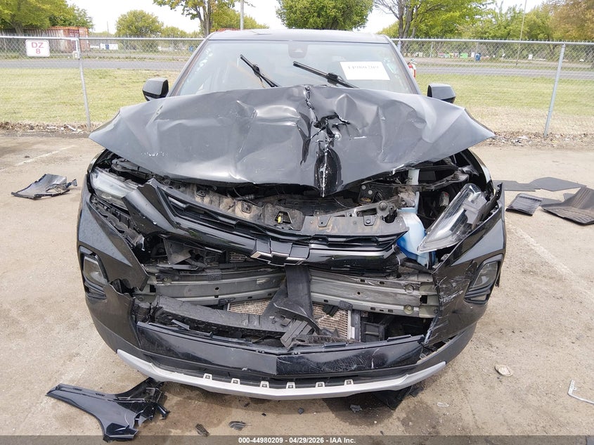 2021 Chevrolet Blazer VIN 3GNKBCRS2MS585100 IAAI salvage auction — FRONT END, Salvage Title, sold $1,600 on 2026-07-26 (photo 6)