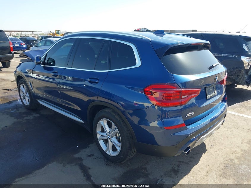 2020 BMW X3 VIN 5UXTY3C02L9C63305 IAAI salvage auction — FRONT END, Salvage (Arizona), sold $5,725 on 2026-07-07 (photo 3)