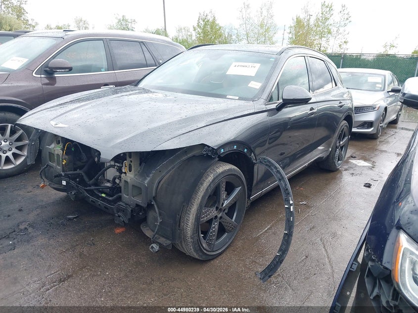 2022 Genesis Gv70 VIN KMUMADTB2NU049670 IAAI salvage auction — FRONT END, Salvage (Ohio), sold $3,800 on 2026-07-15 (photo 2)