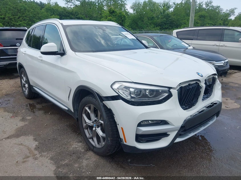 2020 BMW X3 VIN 5UXTY5C06L9D42469 IAAI salvage auction — FRONT END, Salvage Title, sold $13,250 on 2026-07-07 (photo 1)