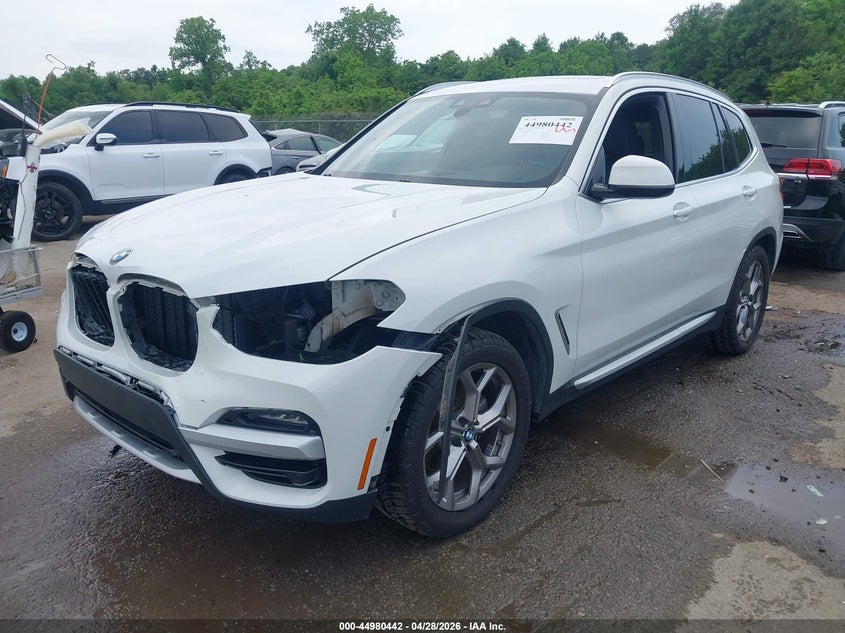 2020 BMW X3 VIN 5UXTY5C06L9D42469 IAAI salvage auction — FRONT END, Salvage Title, sold $13,250 on 2026-07-07 (photo 2)