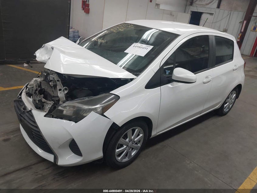 2016 Toyota Yaris VIN VNKKTUD31GA063941 IAAI salvage auction — FRONT END, Salvage Title, sold $1,300 on 2026-07-10 (photo 2)