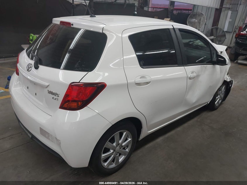 2016 Toyota Yaris VIN VNKKTUD31GA063941 IAAI salvage auction — FRONT END, Salvage Title, sold $1,300 on 2026-07-10 (photo 4)