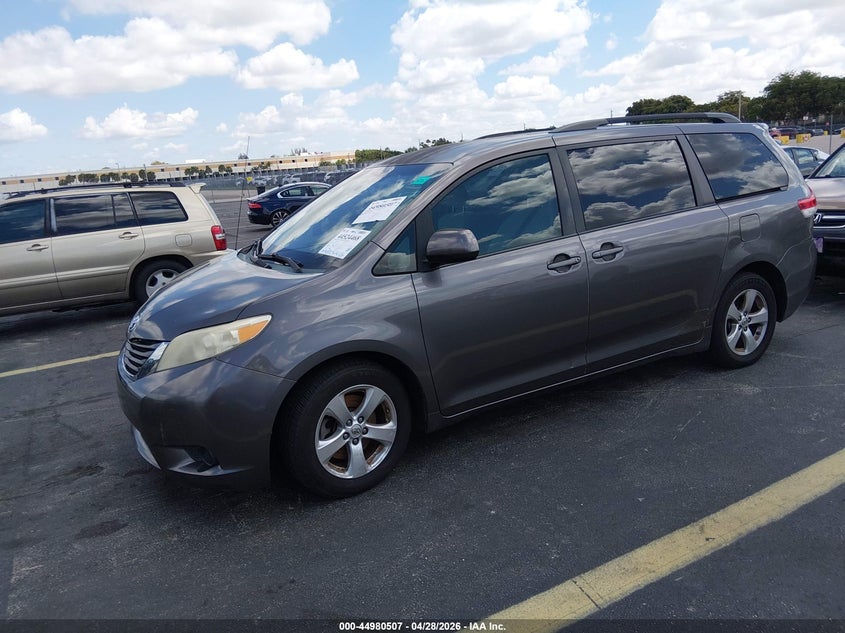 2013 Toyota Sienna VIN 5TDKK3DC3DS353246 IAAI salvage auction — WATER/FLOOD, Rebuildable (Florida), sold $1,400 on 2026-07-16 (photo 2)