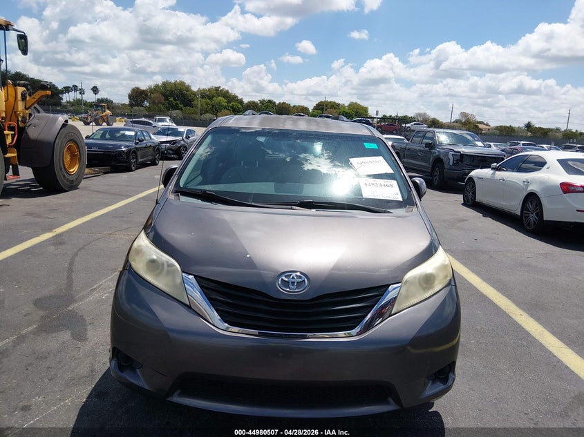 2013 Toyota Sienna VIN 5TDKK3DC3DS353246 IAAI salvage auction — WATER/FLOOD, Rebuildable (Florida), sold $1,400 on 2026-07-16 (photo 6)