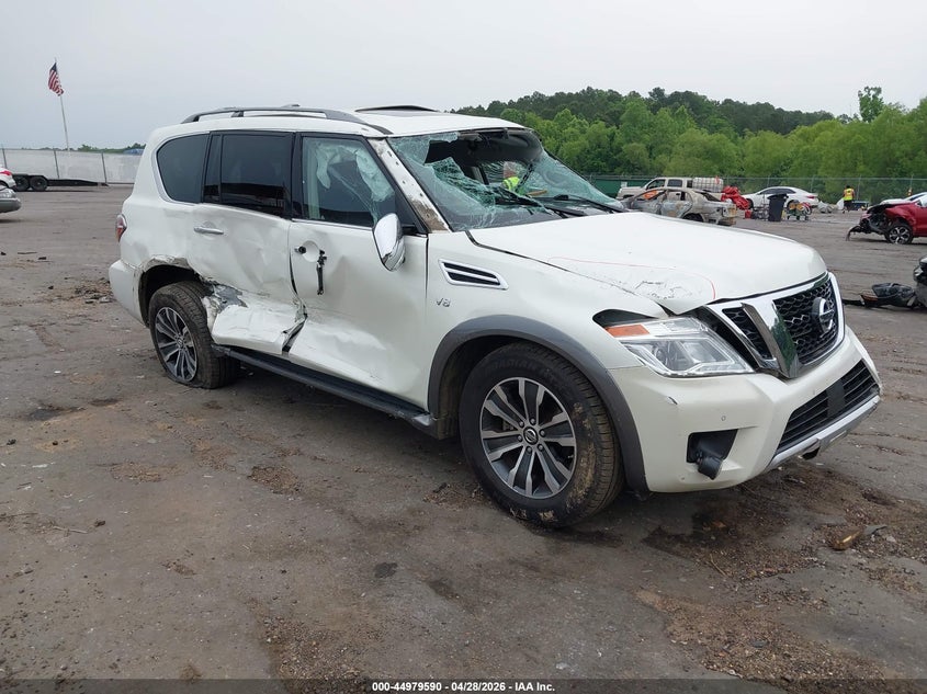 2018 Nissan Armada VIN JN8AY2ND3JX000558 IAAI salvage auction — FRONT END, Salvage Title, sold $1,900 on 2026-07-08 (photo 1)