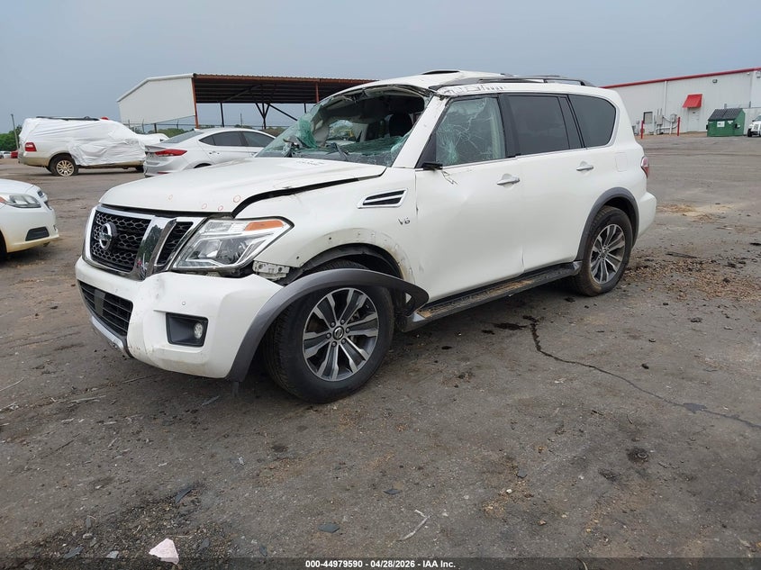 2018 Nissan Armada VIN JN8AY2ND3JX000558 IAAI salvage auction — FRONT END, Salvage Title, sold $1,900 on 2026-07-08 (photo 2)