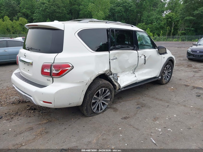 2018 Nissan Armada VIN JN8AY2ND3JX000558 IAAI salvage auction — FRONT END, Salvage Title, sold $1,900 on 2026-07-08 (photo 4)