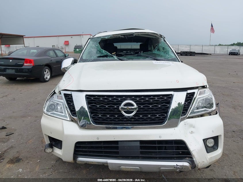 2018 Nissan Armada VIN JN8AY2ND3JX000558 IAAI salvage auction — FRONT END, Salvage Title, sold $1,900 on 2026-07-08 (photo 6)
