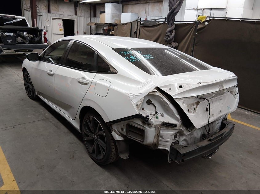 2019 Honda Civic VIN 2HGFC2F85KH603018 IAAI salvage auction — FRONT & REAR, Salvage Title, sold $4,100 on 2026-08-21 (photo 3)