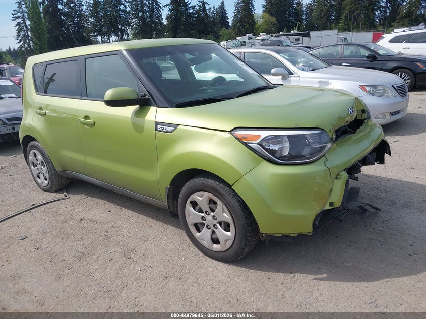 2015 Kia Soul VIN KNDJN2A25F7785553 IAAI salvage auction — NORMAL WEAR, Clear-Dealer Only (Montana), sold $600 on 2026-07-15 (photo 1)