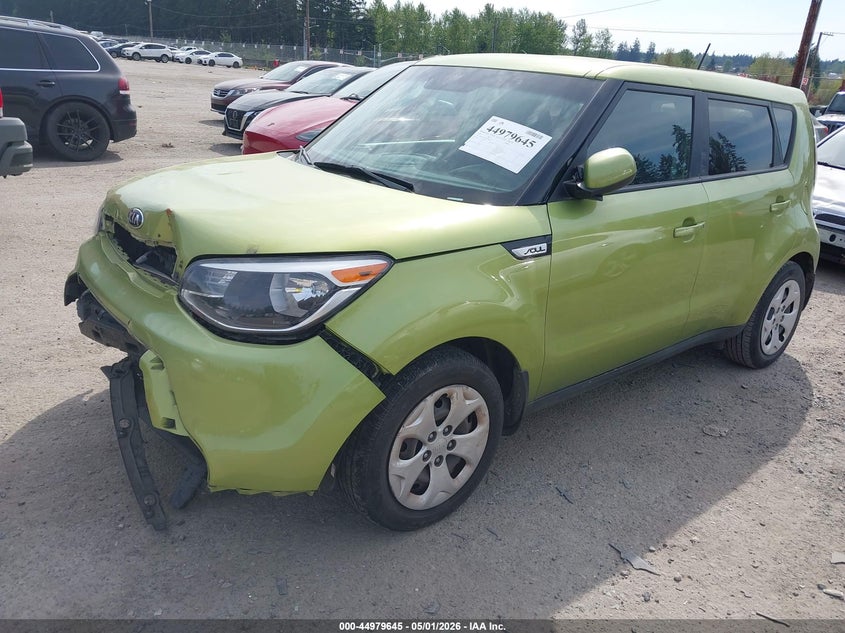 2015 Kia Soul VIN KNDJN2A25F7785553 IAAI salvage auction — NORMAL WEAR, Clear-Dealer Only (Montana), sold $600 on 2026-07-15 (photo 2)