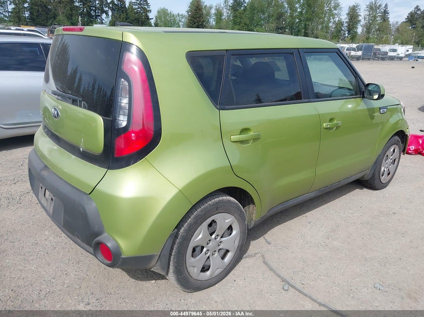 2015 Kia Soul VIN KNDJN2A25F7785553 IAAI salvage auction — NORMAL WEAR, Clear-Dealer Only (Montana), sold $600 on 2026-07-15 (photo 4)