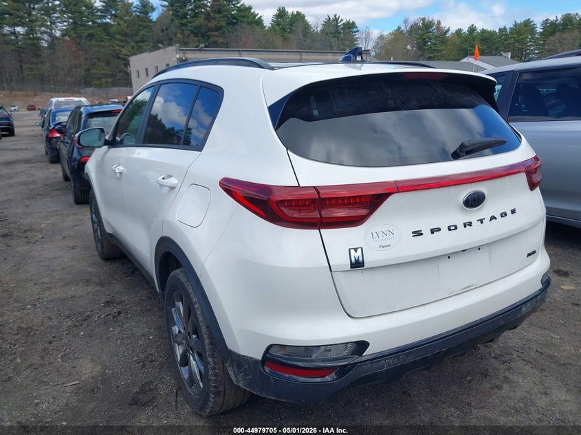 2022 Kia Sportage VIN KNDP6CAC6N7016628 IAAI salvage auction — FRONT END, Salvage (Massachusetts), sold $4,450 on 2026-07-31 (photo 3)