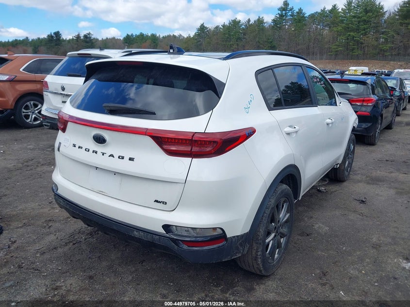 2022 Kia Sportage VIN KNDP6CAC6N7016628 IAAI salvage auction — FRONT END, Salvage (Massachusetts), sold $4,450 on 2026-07-31 (photo 4)