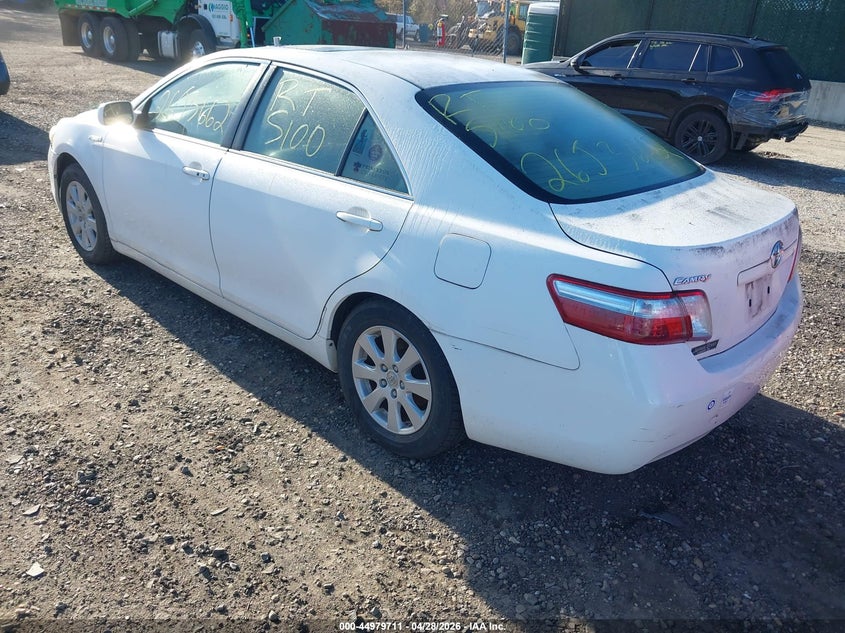 2007 Toyota Camry hybrid VIN JTNBB46K673003489 IAAI salvage auction — FRONT & REAR, Bill Of Sale (New York), sold $425 on 2026-07-14 (photo 3)