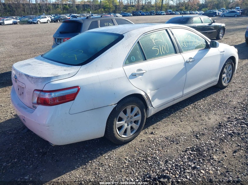 2007 Toyota Camry hybrid VIN JTNBB46K673003489 IAAI salvage auction — FRONT & REAR, Bill Of Sale (New York), sold $425 on 2026-07-14 (photo 4)