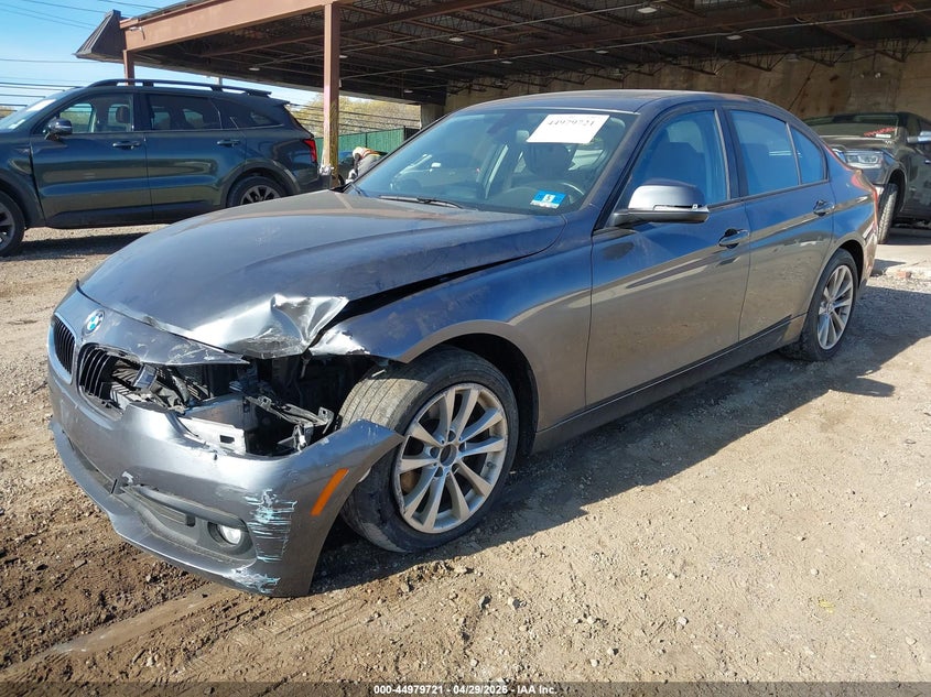 2018 BMW 3er VIN WBA8A3C51JK763804 IAAI salvage auction — FRONT END, Mv-907A (New York), sold $2,400 on 2026-07-24 (photo 2)