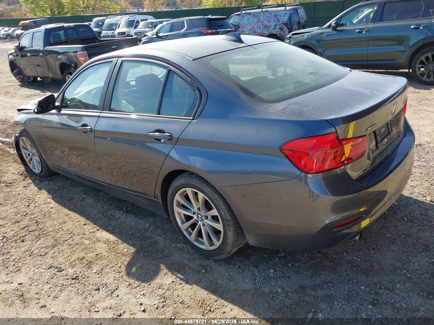 2018 BMW 3er VIN WBA8A3C51JK763804 IAAI salvage auction — FRONT END, Mv-907A (New York), sold $2,400 on 2026-07-24 (photo 3)