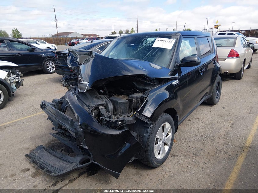 2015 Kia Soul VIN KNDJN2A29F7127329 IAAI salvage auction — FRONT & REAR, Salvage (Colorado), sold $400 on 2026-07-07 (photo 2)