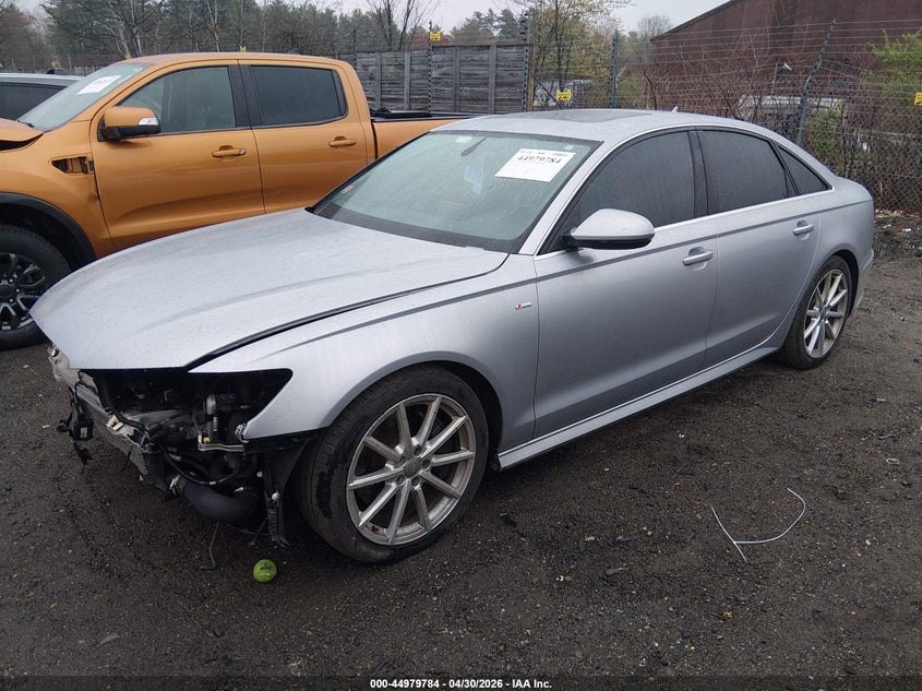 2017 Audi A6 VIN WAUF8AFC8HN101566 IAAI salvage auction — FRONT END, Salvage (Massachusetts), sold $25 on 2026-07-24 (photo 2)