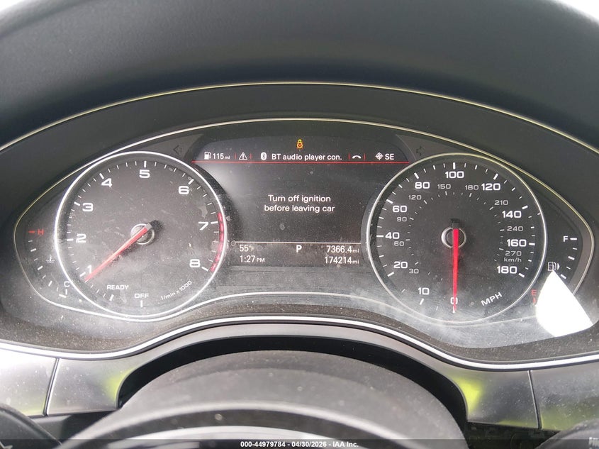 2017 Audi A6 VIN WAUF8AFC8HN101566 IAAI salvage auction — FRONT END, Salvage (Massachusetts), sold $25 on 2026-07-24 (photo 7)