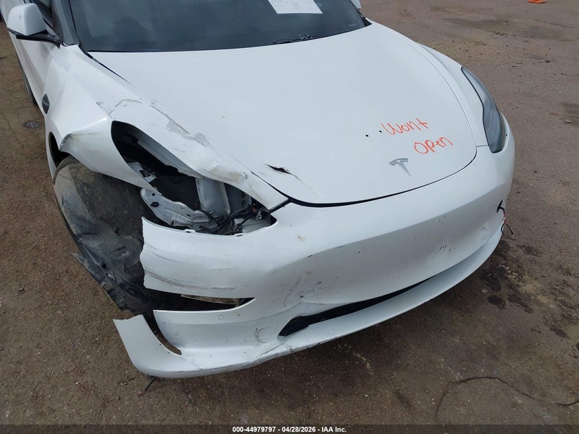 2021 Tesla Model 3 VIN 5YJ3E1EB1MF961017 IAAI salvage auction — RIGHT FRONT, Regular (South Dakota), sold $4,650 on 2026-07-09 (photo 6)