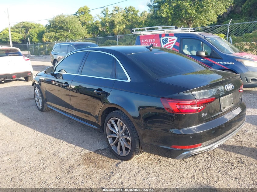 2019 Audi A4 VIN WAUENAF46KA074315 IAAI salvage auction — FRONT END, Mv-907A (New York), sold $6,200 on 2026-07-09 (photo 3)
