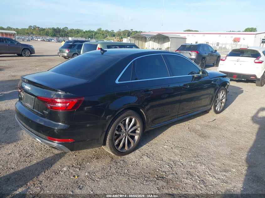 2019 Audi A4 VIN WAUENAF46KA074315 IAAI salvage auction — FRONT END, Mv-907A (New York), sold $6,200 on 2026-07-09 (photo 4)