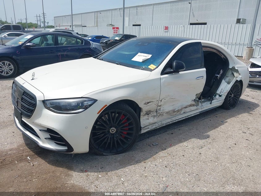 2023 Mercedes-benz S-klasse VIN W1K6G6DB7PA191284 IAAI salvage auction — LEFT SIDE, Salvage Title, sold $26,250 on 2026-07-23 (photo 2)