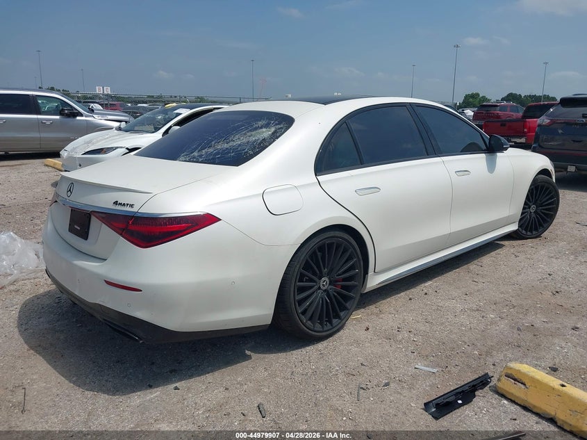 2023 Mercedes-benz S-klasse VIN W1K6G6DB7PA191284 IAAI salvage auction — LEFT SIDE, Salvage Title, sold $26,250 on 2026-07-23 (photo 4)