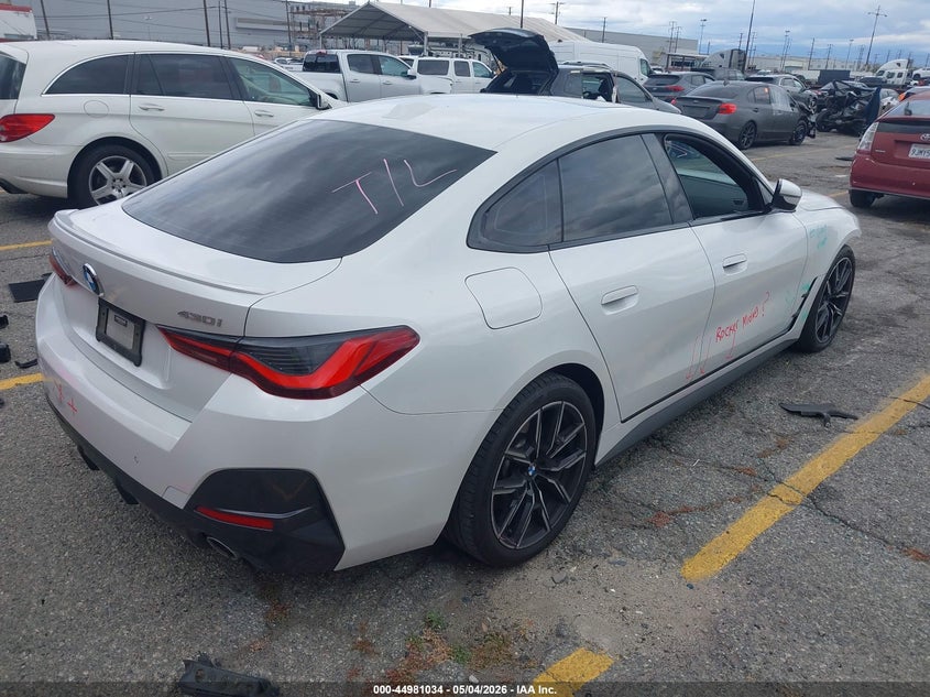 2022 BMW 4er VIN WBA63AV08NFM77146 IAAI salvage auction — FRONT END, Salvage (California), sold $16,050 on 2026-07-07 (photo 4)