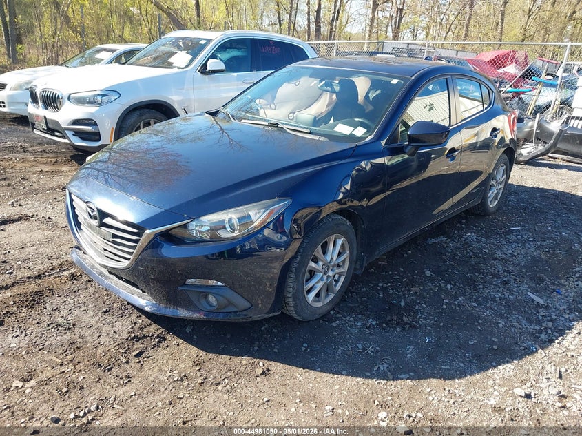 2015 Mazda 3 VIN JM1BM1M7XF1233770 IAAI salvage auction — RIGHT SIDE, Salvage Title, sold $1,275 on 2026-09-15 (photo 2)