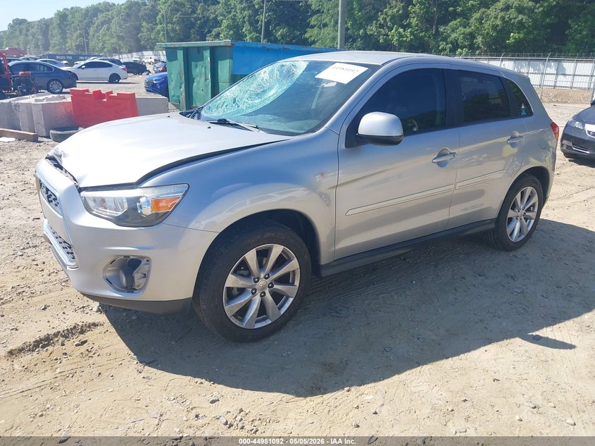 2014 Mitsubishi Outlander VIN 4A4AP3AU0EE025857 IAAI salvage auction — FRONT END, Wait Title, sold $1,100 on 2026-08-23 (photo 2)