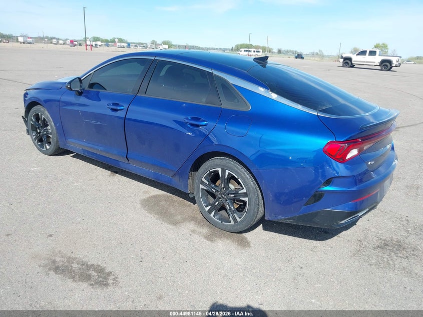 2021 Kia K5 VIN 5XXG64J2XMG059064 IAAI salvage auction — FRONT END, Wait Title, sold $450 on 2026-07-29 (photo 3)