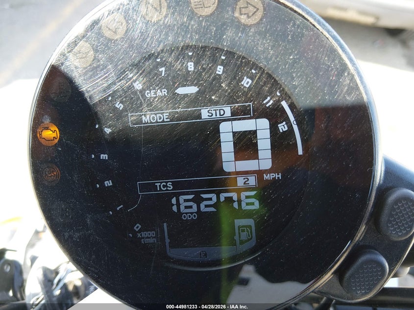 2016 Yamaha Xsr VIN JYARN47E0GA000081 IAAI salvage auction — MECHANICAL, Wait Title, sold $325 on 2026-07-29 (photo 7)