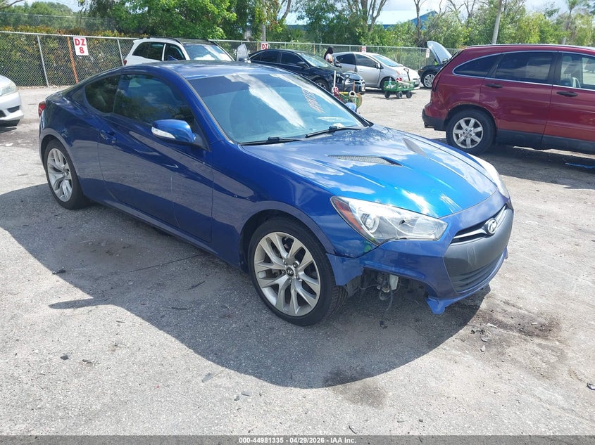 2016 Hyundai Genesis VIN KMHHT6KJ3GU136544 IAAI salvage auction — RIGHT FRONT, Rebuildable (Florida), sold $2,250 on 2026-07-29 (photo 1)