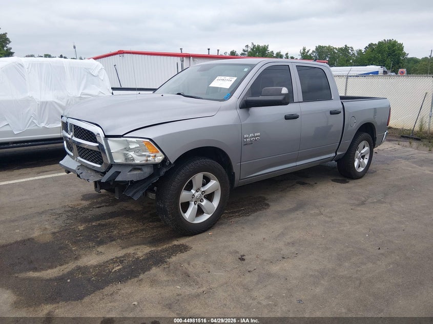 2022 Ram 1500 VIN 1C6RR6LG8NS198256 IAAI salvage auction — RIGHT FRONT, Salvage (Mississippi), sold $6,600 on 2026-08-12 (photo 2)