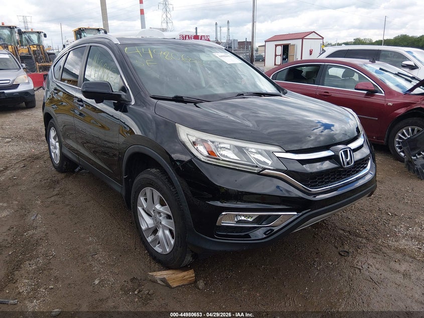 2015 Honda Cr-v VIN 2HKRM4H70FH602140 IAAI salvage auction — LEFT REAR, Clear (Indiana), sold $4,000 on 2026-07-18 (photo 1)