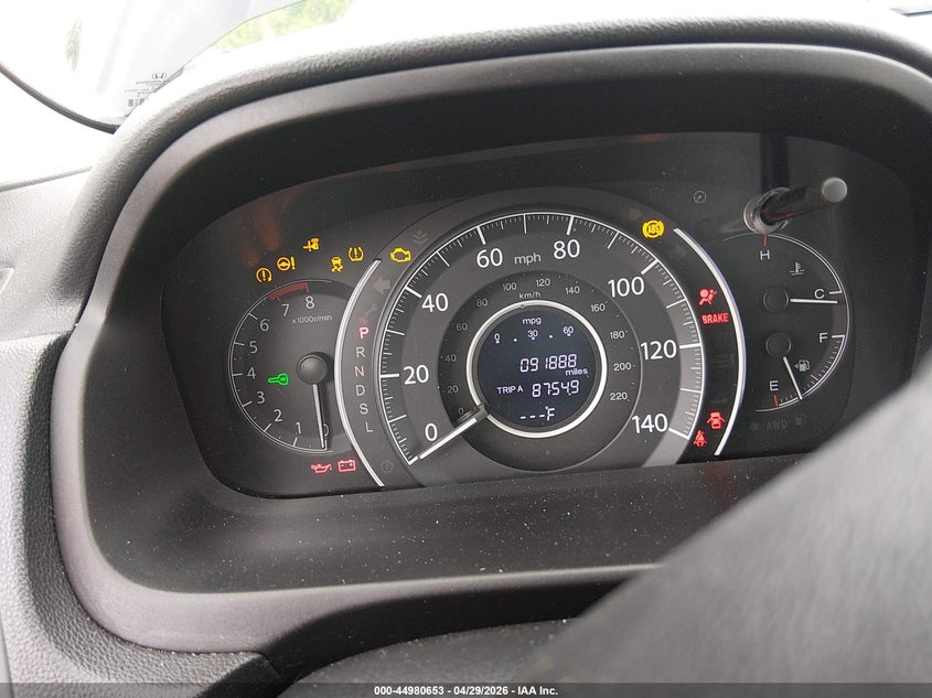 2015 Honda Cr-v VIN 2HKRM4H70FH602140 IAAI salvage auction — LEFT REAR, Clear (Indiana), sold $4,000 on 2026-07-18 (photo 7)